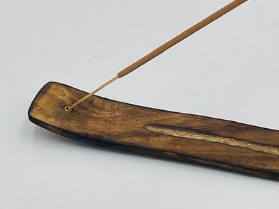 Plain Wood Incense Stick Holder/Burner