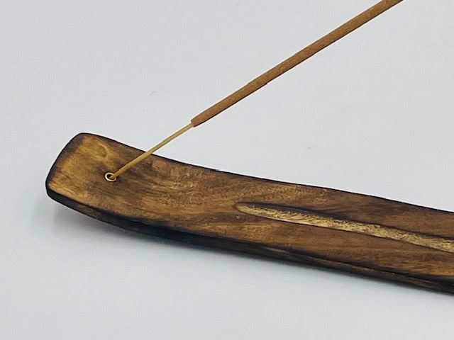 Plain Wood Incense Stick Holder/Burner
