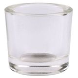 2oz Recycled Heavy Clear Glass Votive &amp; Tea Light Holder