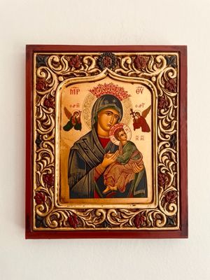 Our Lady of Perpetual Help Handmade Serigraph icon