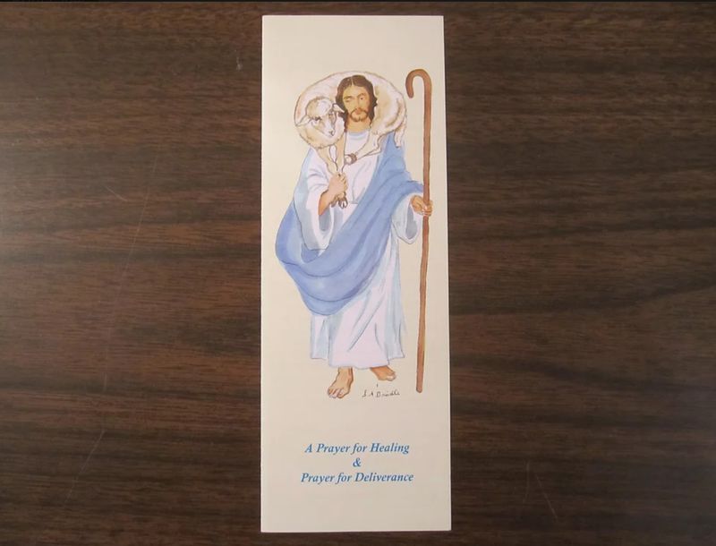 A Prayer for Healing and Prayer for Deliverance bookmark pamphlet