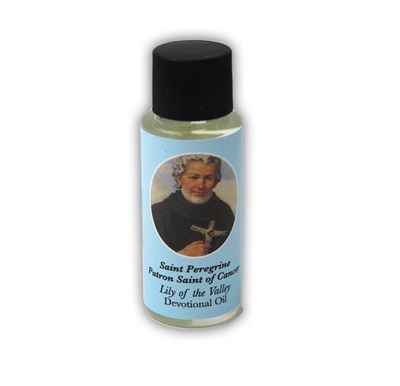 St Peregrine Devotional Anointing Oil (scent: Lily of the Valley) 1/4 oz