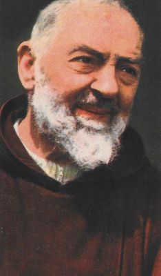 Padre Pio Prayer Card  2&quot; x 3.5&quot;