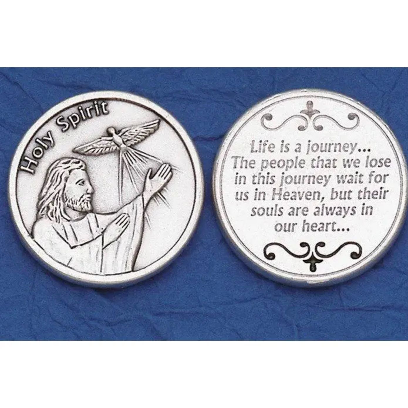 Holy Spirit Sympathy pocket prayer coin/token