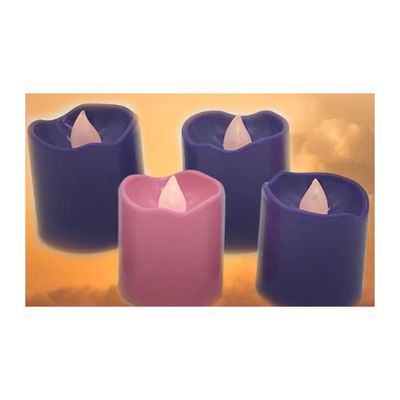 LED Votive Advent Candle Set