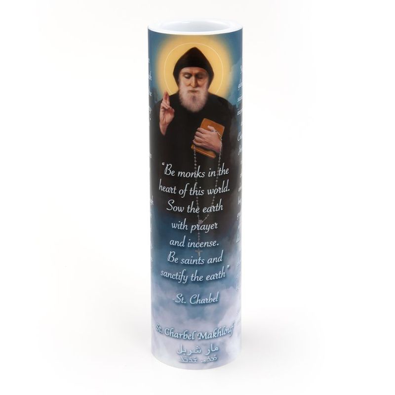 LED Candle - St Charbel