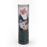 LED Prayer Candle - St Catherine Laboure