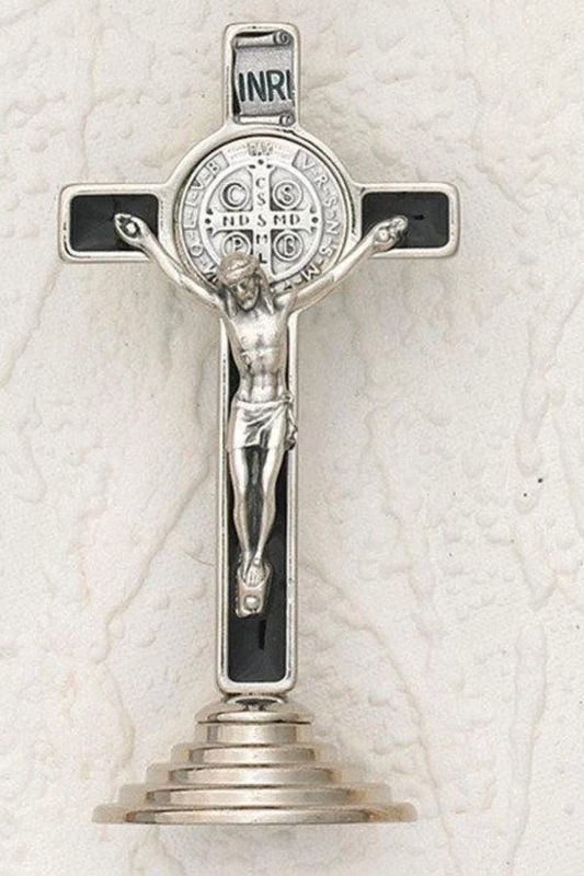 Saint Benedict Crucifix on Base - 3&quot;