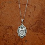 Vintage Sterling Silver Miraculous Medal