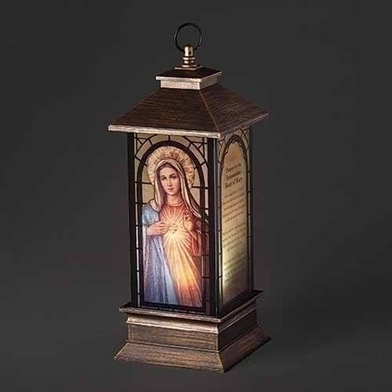 Lighted Immaculate Heart Lantern