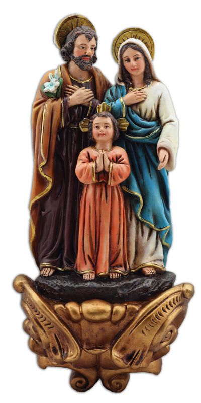 Holy Family Wall Mountable Statue 8&quot;