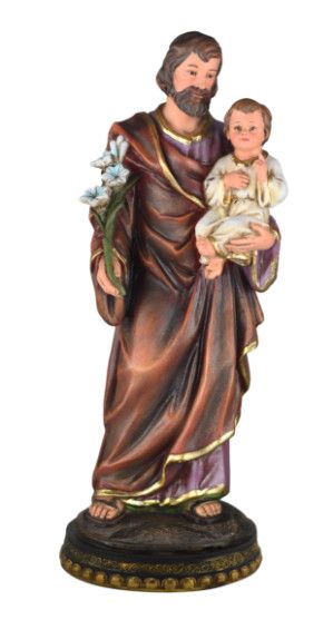 Statue St Joseph &amp; Child 12&quot;   *