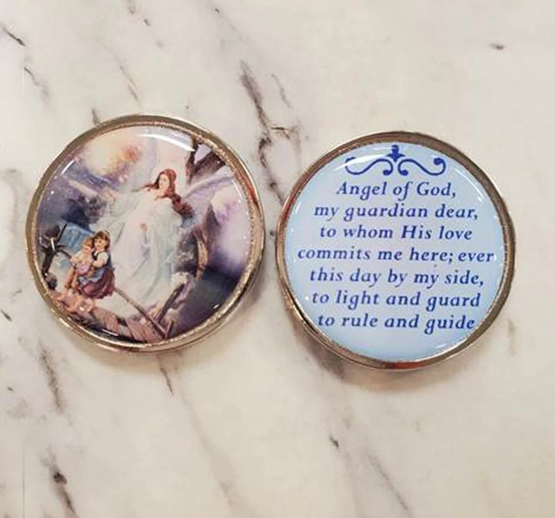 Guardian Angel Epoxy Pocket Coin/Token