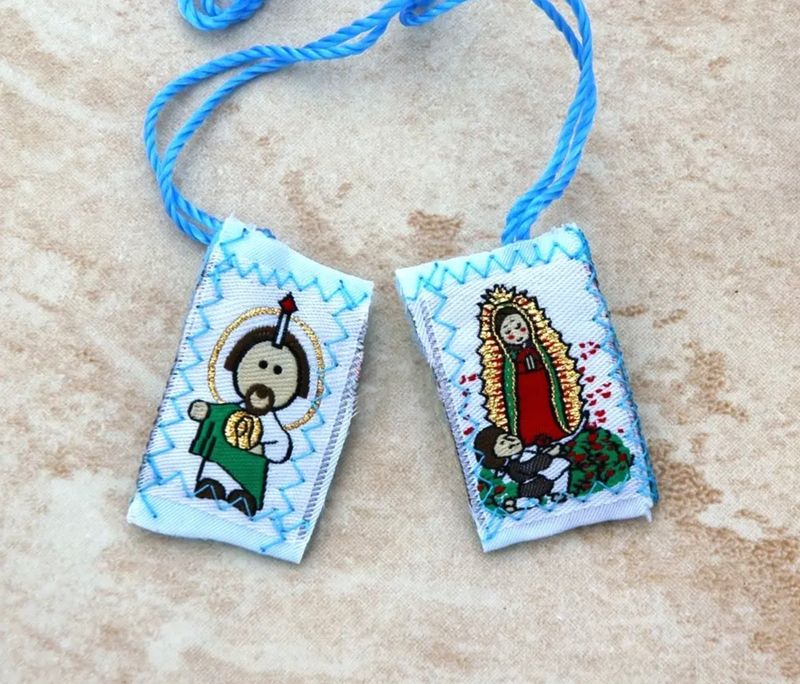 St Jude + Our Lady of Guadalupe Children&#39;s Scapular