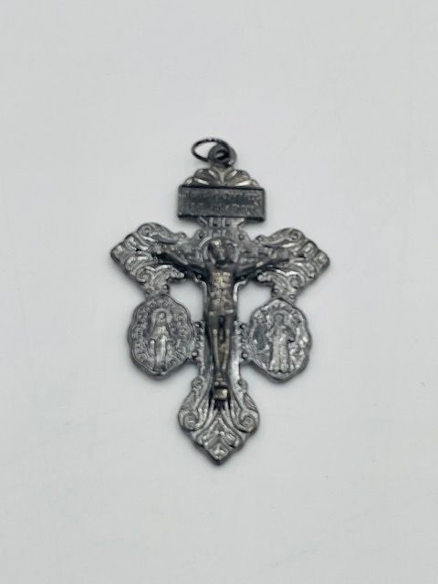 Special Pardon Pendent/Rosary Crucifix - Gunmetal