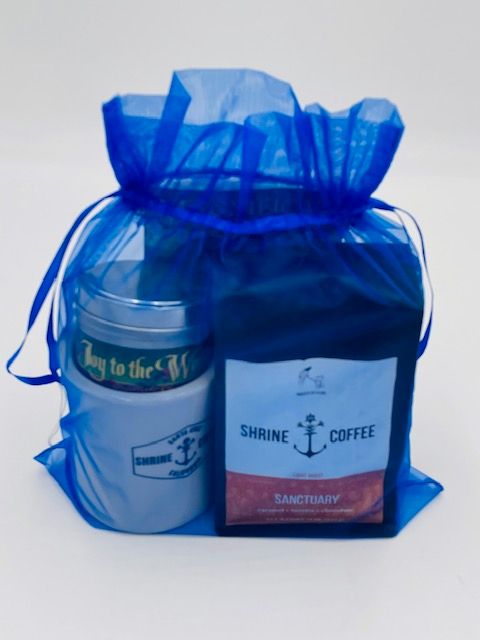 New Habits Gift Pack - Whole Bean+Mug+Myrrh Candle+January  Magnificat