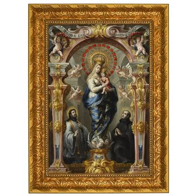 Our Lady of Good Counsel  - Canvas Frame  (16&quot; X 22&quot;)