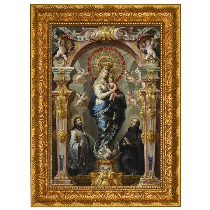 Our Lady of Good Counsel  - Canvas Frame  (16&quot; X 22&quot;)