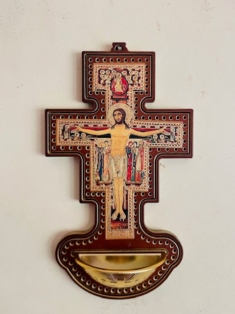 San Damiano Holy Water Font