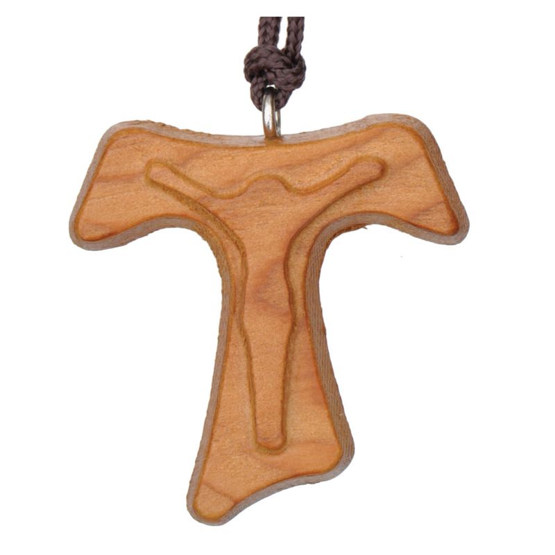 Necklace Tau Cross with Corpus 1.5&quot;