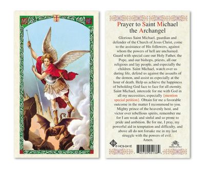 HCd Prayer to St Michael (non-traditional)