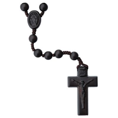 Rosary 5 Decade Jujube Wood 8mm