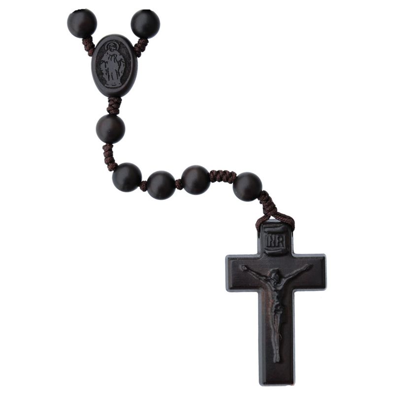 Rosary 5 Decade Jujube Wood 8mm