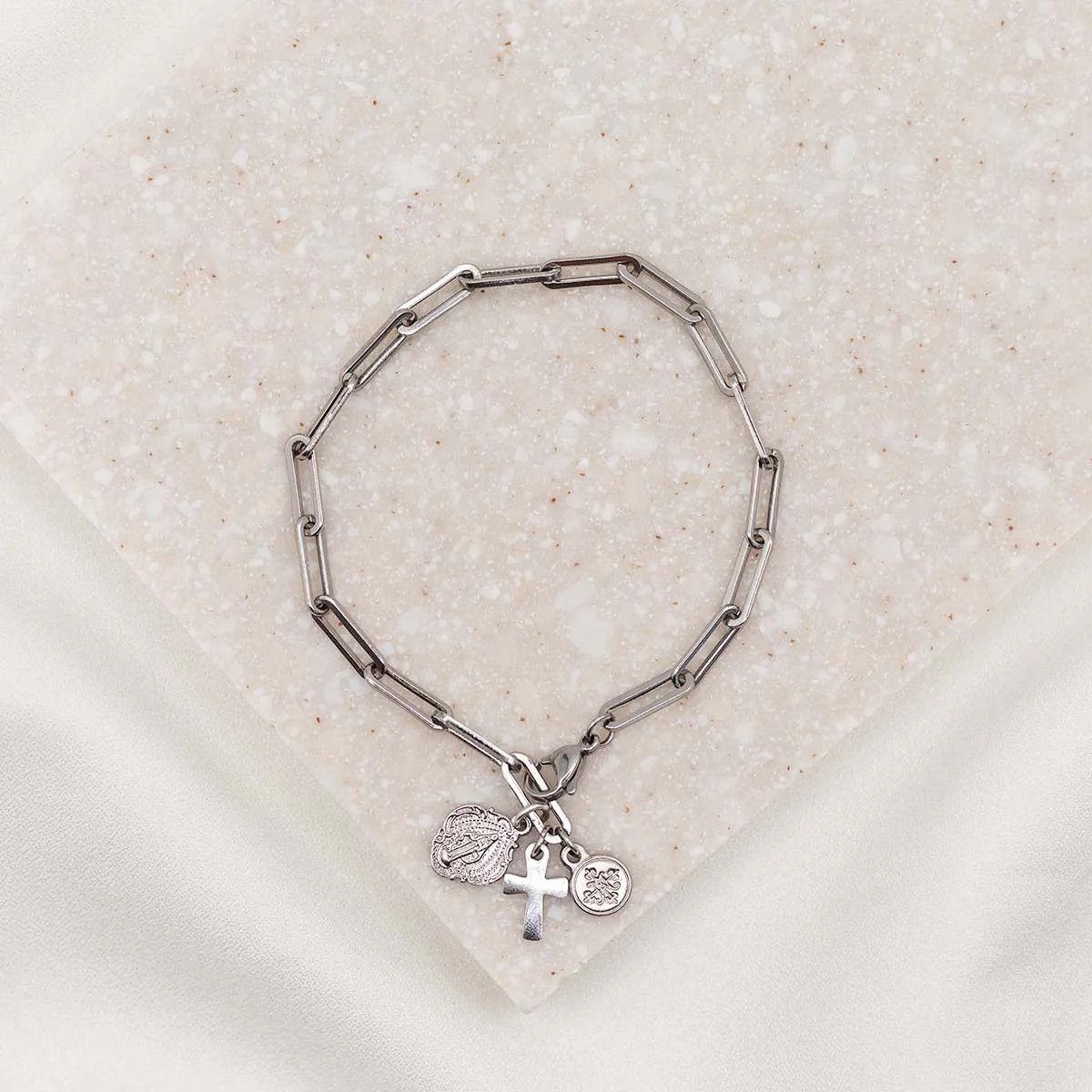 Renewal Consecration Bracelet - silver tone