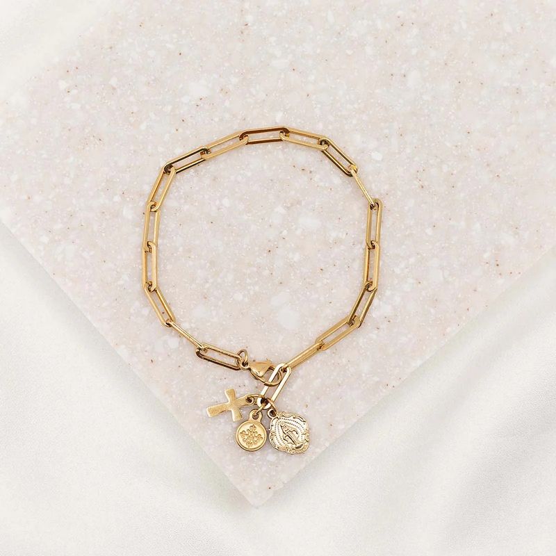 Renewal Consecration Bracelet - gold tone
