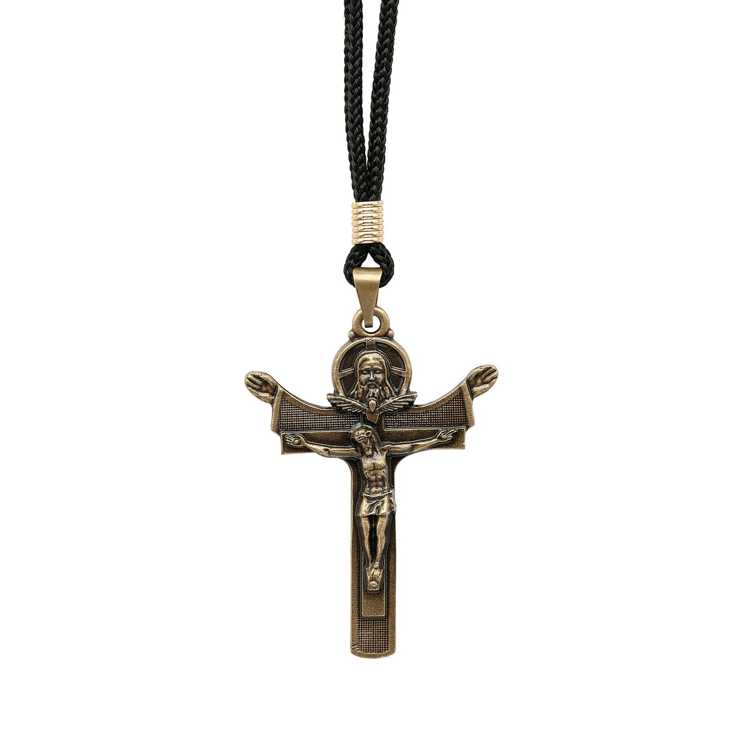 Holy Trinity Necklace  1.5&quot; x 2&quot;