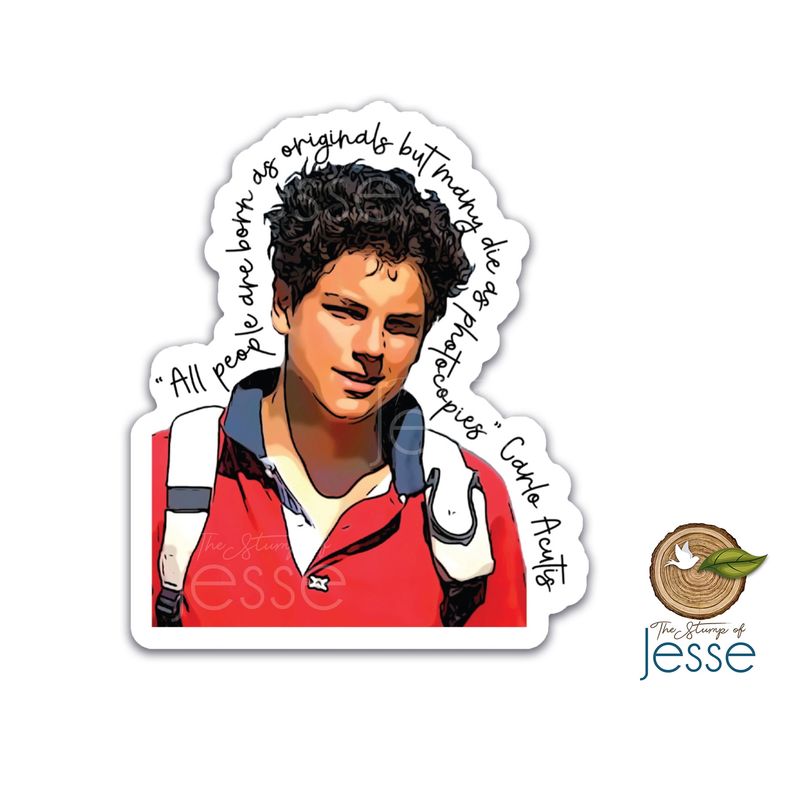 Carlo Acutis Waterproof Vinyl Sticker