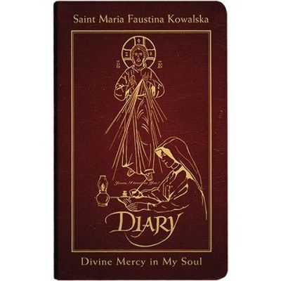Diary of St Maria Faustina (burgundy leather)