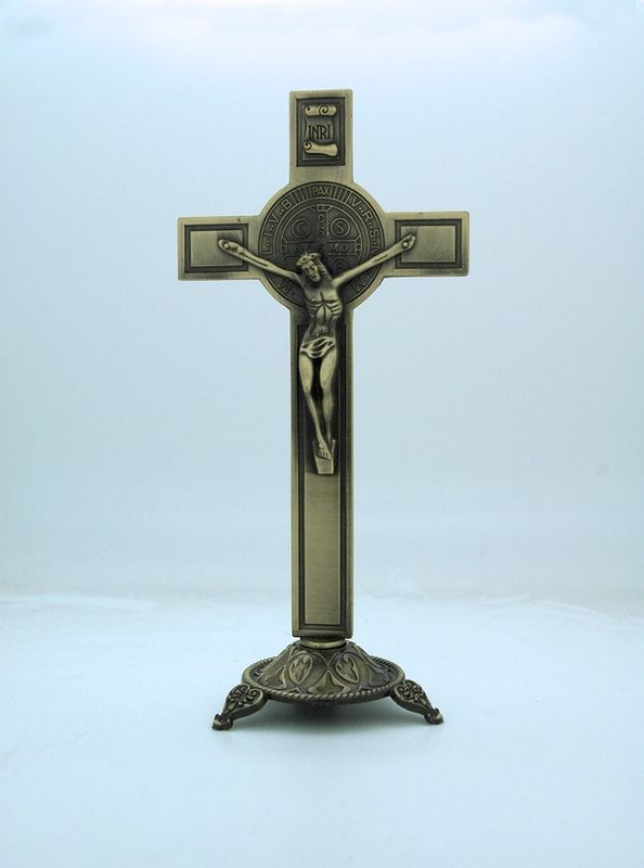 St Benedict Standing Cross 7.5&quot;