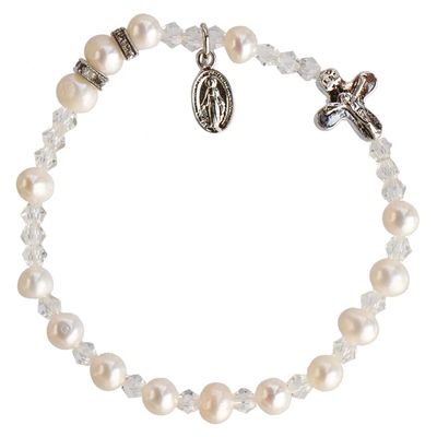 Rosary Bracelet Pearl + MM 6mm