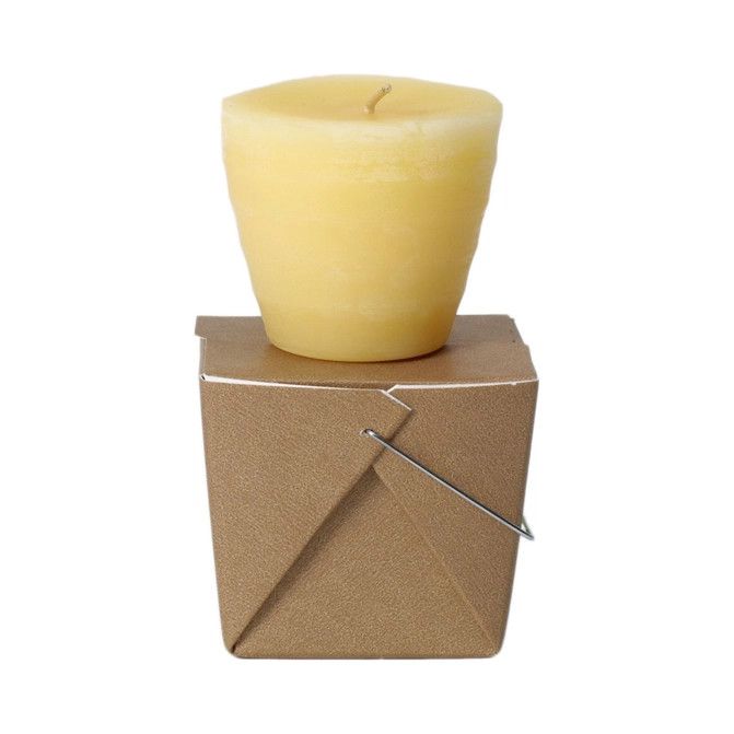 Beehive Glass Candle Refills – 100% Beeswax – 35hr Burn