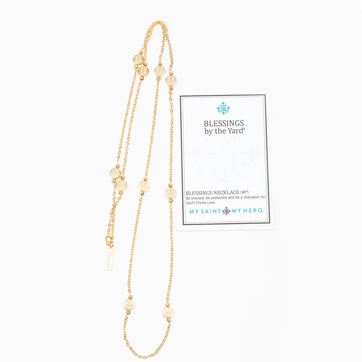 Blessings by the Yard Necklace - Gold