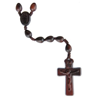 Jujube Wood Rosary teardrop 10mm