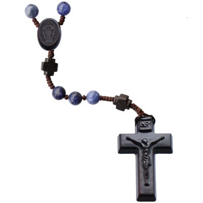 Blue Sodalite/Jujube Rosary 6mm