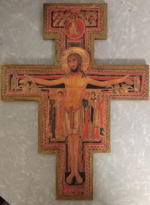 San Damiano Wall Crucifix  8.5&quot; x 6.5&quot;