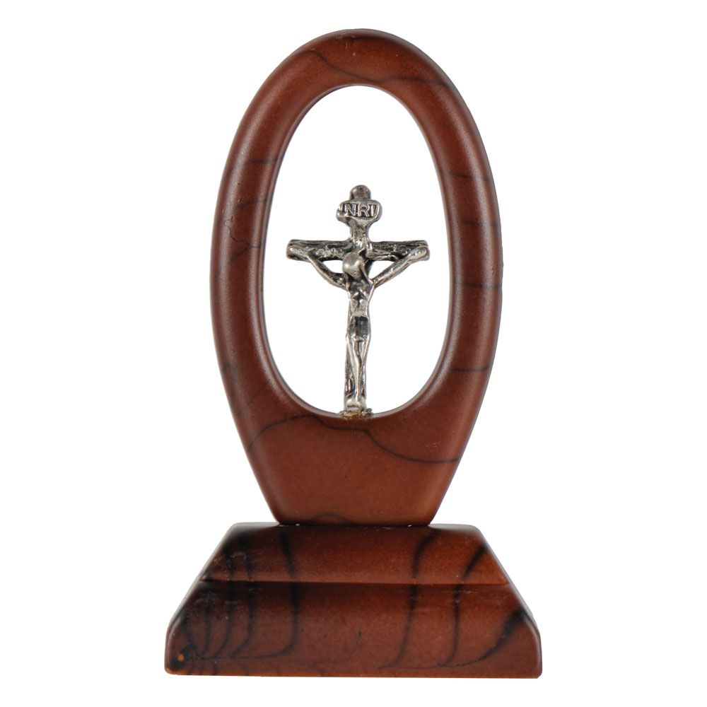 Crucifix Auto Dashboard Figurine 2.5&quot; - boxed