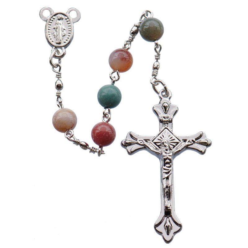 6mm Multicolor Onyx Gift Rosary