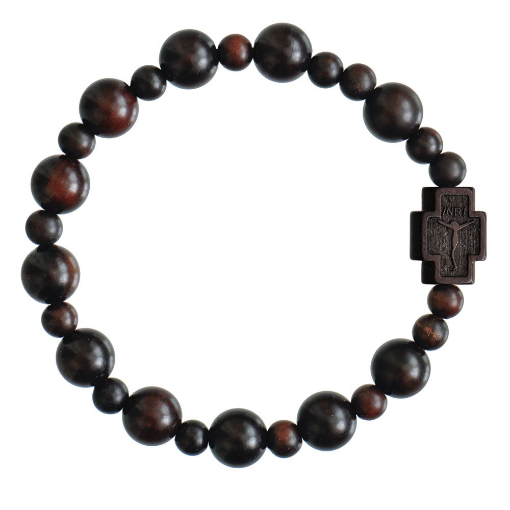 Rosary Bracelet Jujube Wood 10mm