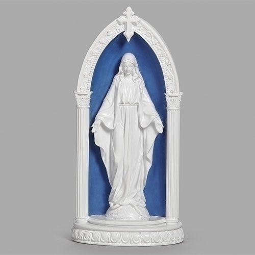 8.25&quot; LED Our Lady of Grace in Arch Della Robbia