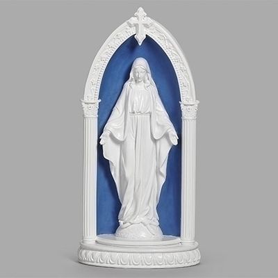 8.25&quot; LED Our Lady of Grace in Arch Della Robbia