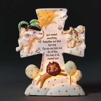 6.5&quot; God Created Everything Night Light