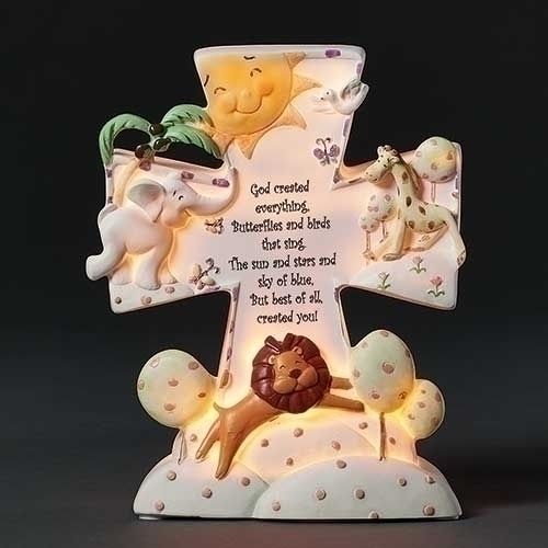 6.5&quot; God Created Everything Night Light