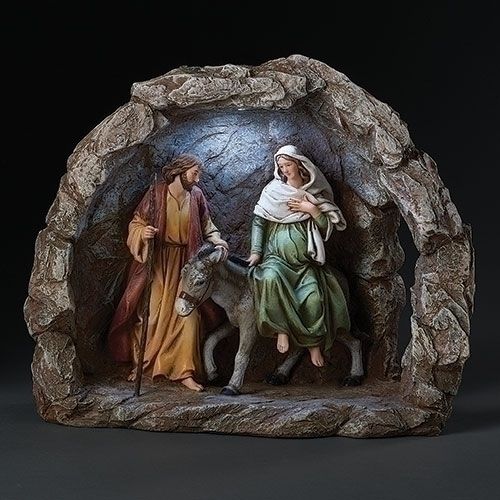 10.75&quot; Lighted Las Posada Grotto