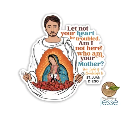 St Juan Diego Waterproof Vinyl Sticker