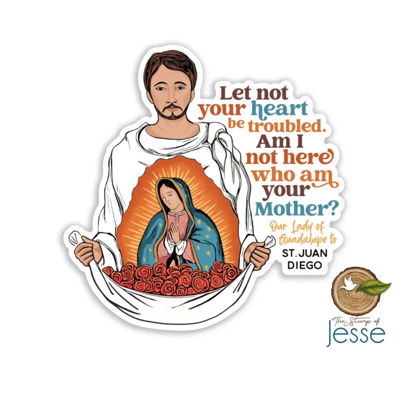 St Juan Diego Waterproof Vinyl Sticker