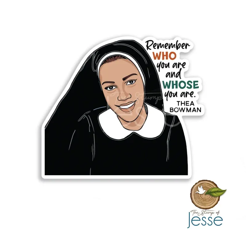 Sister Thea Bowman Waterproof Vinyl Sticker